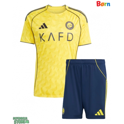 Al-Nassr Cristiano Ronaldo #7 Replika Babytøj Hjemmebanesæt Børn 2025-26 Kortærmet (+ Korte bukser)